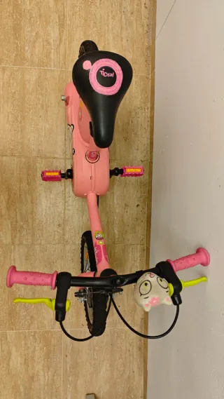 Bicicleta Infantil B'Twin Rosa