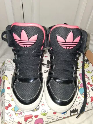 Adidas Scarpe Alte Donna Nero Rosa