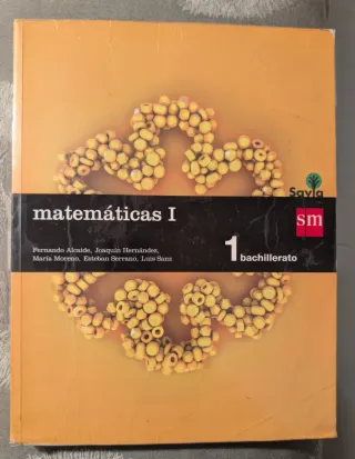 Matemáticas I. 1 Bachillerato. Savia