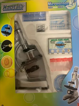 Microscopio Kaptaia 100X-900X Juguete