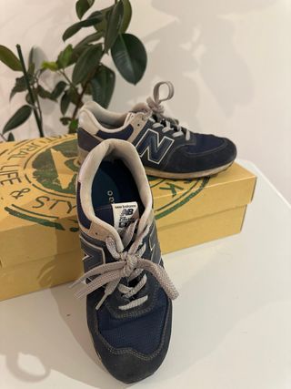 Zapatillas New Balance Azul/Gris