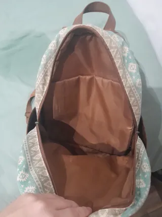 Mochila étnica para portátil, cabina avión
