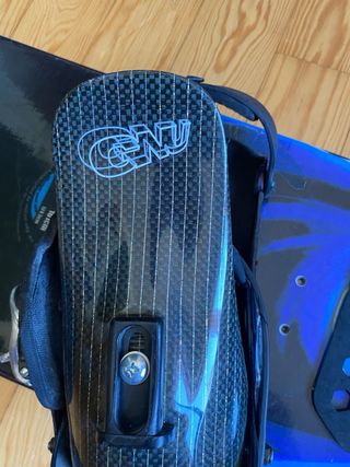 Tabla Snowboard 161x27cm con Fijaciones