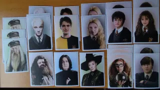 CAJA 163 CROMOS HARRY POTTER MAGOS Y BRUJAS