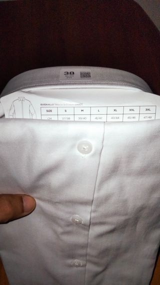 Camicia bianca Rumford Slim Filato mercerizzato