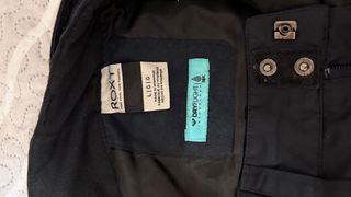 Pantalón Roxy Negro Mujer Esquí/Snowboard