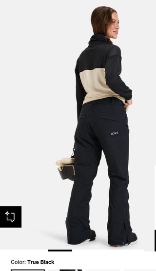 Pantalón Roxy Negro Mujer Esquí/Snowboard