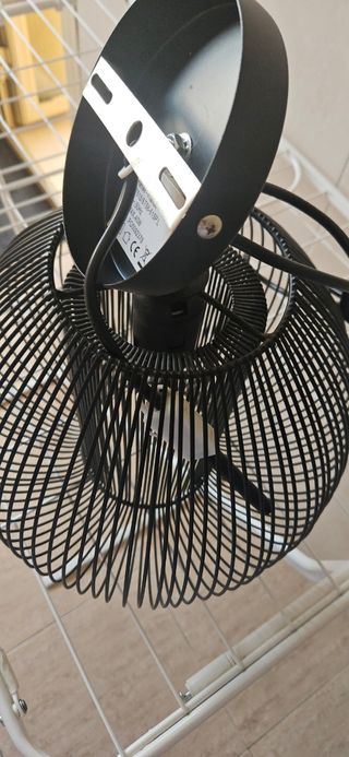 Lámpara de techo moderna metal negra