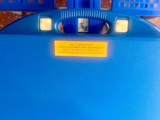 Mesa Picnic Plegable 4 Sillas Azul