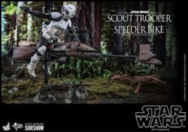 Figura Hot Toys Scout Trooper & Speeder Bike