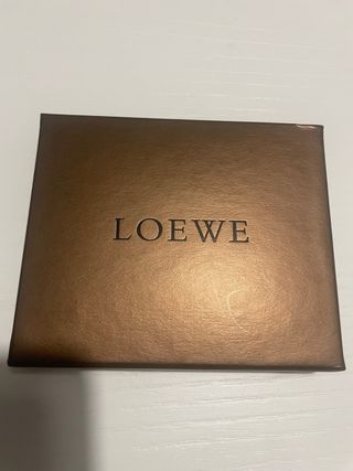 Billetera Loewe Negra Piel