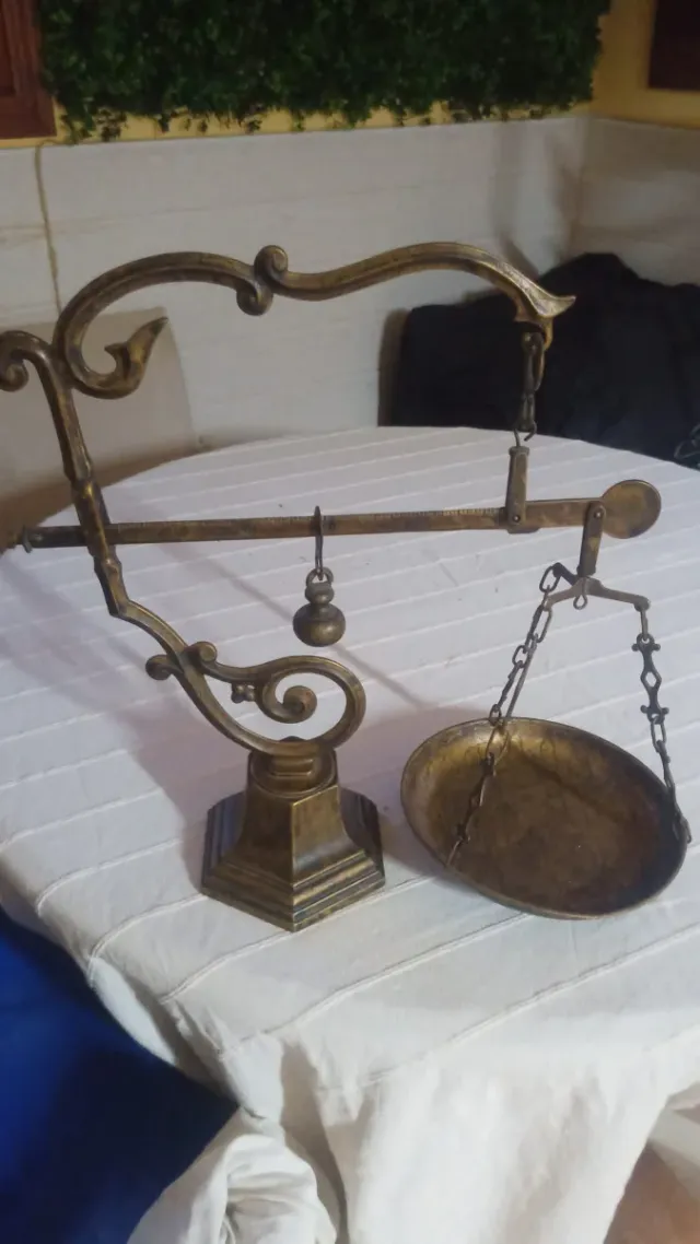 Balanza Romana Antigua Decorativa