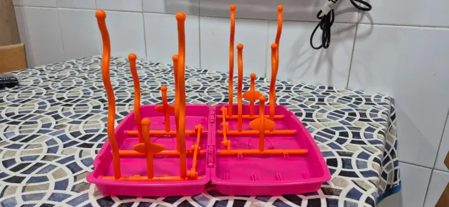 Escurridor Biberones Olmitos Rosa