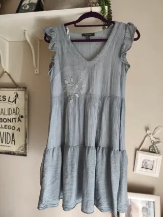 Vestido azul Primark talla 34