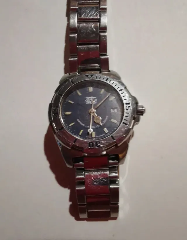 Orologio Sector 255 30mm Blu Argento