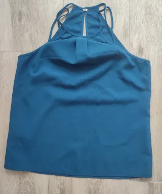 Camiseta H&M Talla 38 Azul