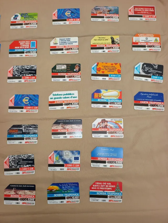 Schede telefoniche italiane Telecom