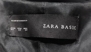 Chaqueta cuadros Zara.