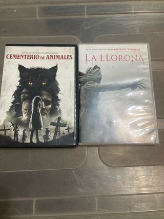 DVDs Cementerio de Animales y La Llorona