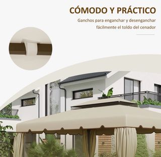 Tetto di ricambio per gazebo beige