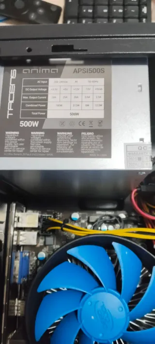 PC Sobremesa Negro AMD 