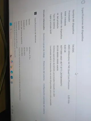 PC Sobremesa Negro AMD 