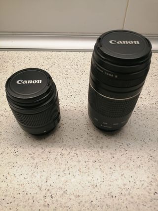 Cámara Canon EOS 550D + 2 objetivos y bolso