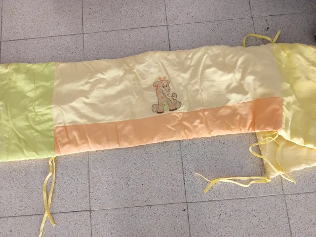 Protector cuna 80 cm jirafa