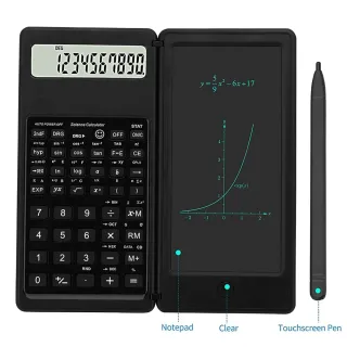 Calcolatrice Scientifica con Blocco Note LCD