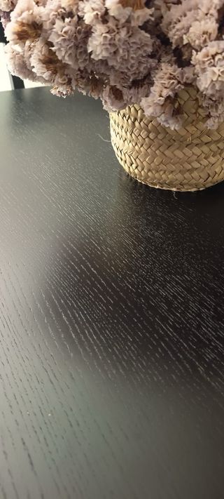 Mesa bjursta ikea y 6 sillas de madera 