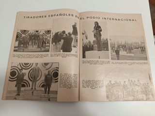 Revista de tiro antigua de la muerte de Franco
