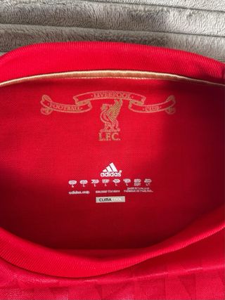 Camiseta local Liverpool 2010/2011 Adidas