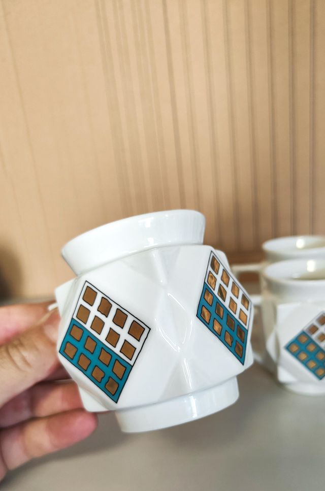 Remo Bianco Tableaux Dores Porcelain Rare Vintage