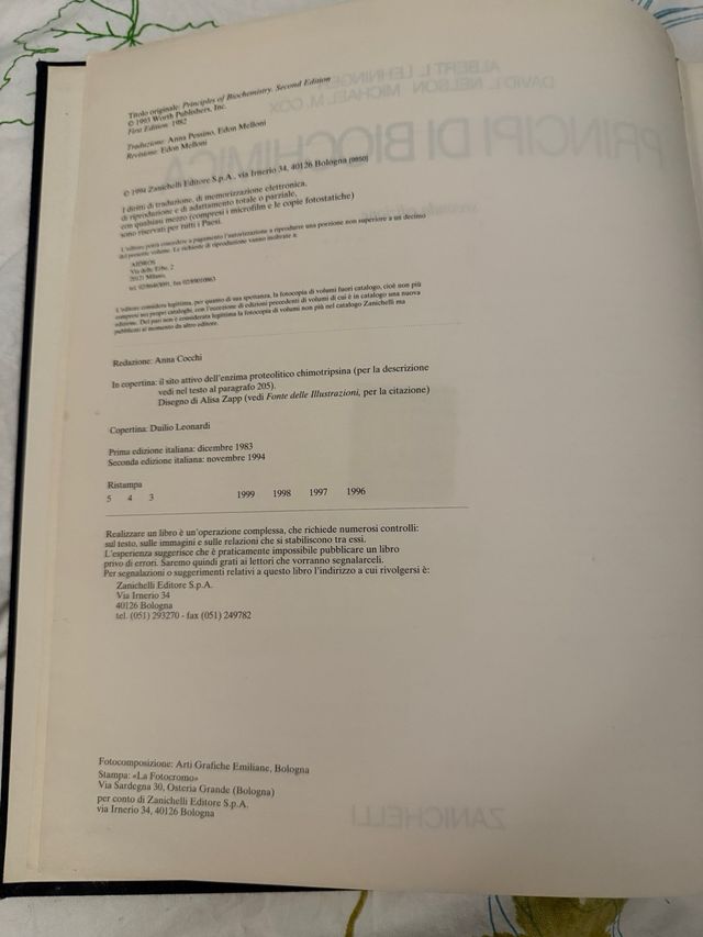 Principi di biochimica