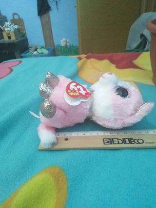 Peluche Gatto Rosa Morbido