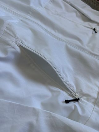 Chaqueta con cremallera Nike Blanca Vintage