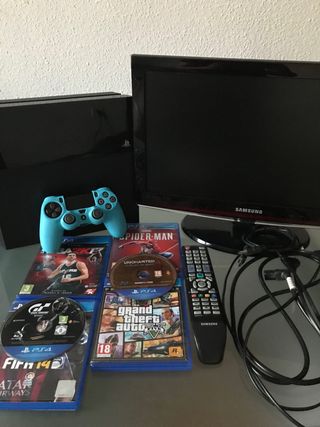 PS4+ 2mandos+juegos y TV!
