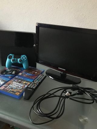 PS4+ 2mandos+juegos y TV!