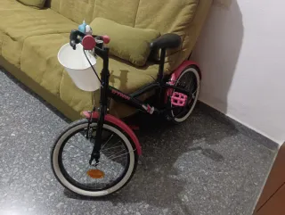 Bicicleta infantil BTWIN rosa