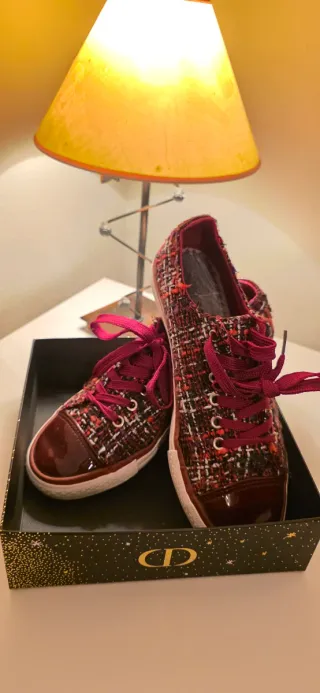 Zapatillas burdeos talla 40