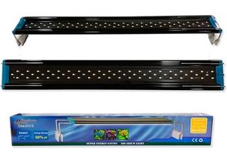 Pantalla 50 -60 cm acuario pecera led azul/blanco