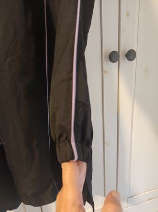Vintage Adidas Longline Track Jacket Coat Black 