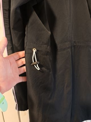 Vintage Adidas Longline Track Jacket Coat Black 