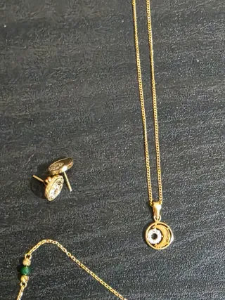 Conjunto de Joyas Oro 18 k Niña