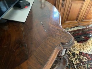 Mobile consolle antico legno intagliato barocco