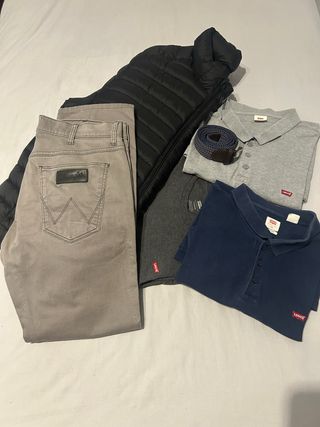 Lote Ropa Hombre M (Levi's, Wrangler)