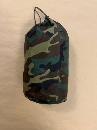 Manta americana camuflaje con cremallera