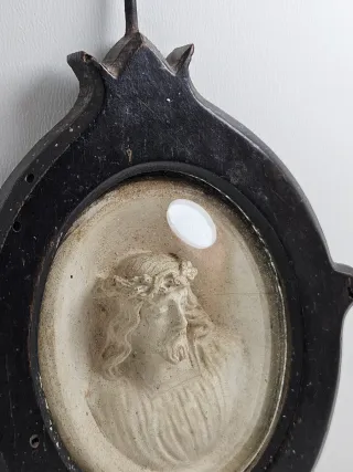 Bassorilievo Volto Gesù antico