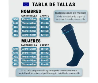 Calcetines de Compresión 360 Relief talla XXL 