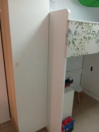 Armario Pax Blanco y Madera